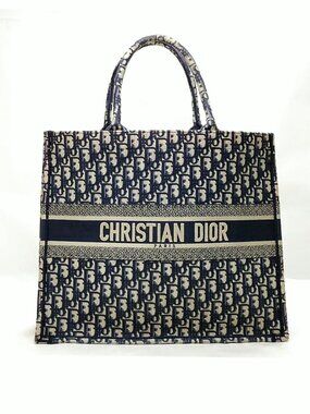 Authentic Dior Book Tote Oblique Canvas Medium Bag | Christian Dior Tote |Luxury